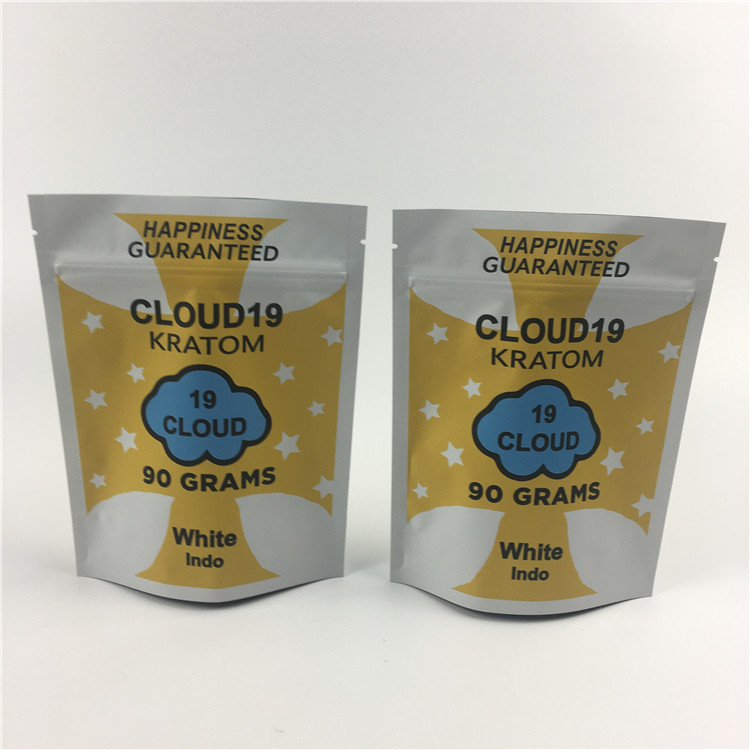 Miękkie w dotyku woreczki Mylar z nadrukiem na stojąco Matte Child Resistant