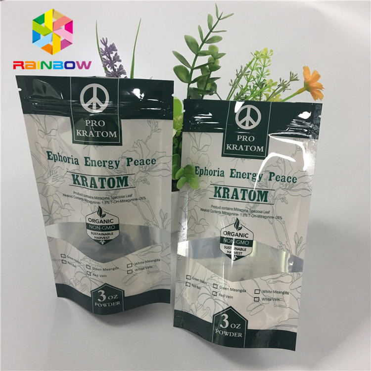 Zamykane, odporne na zapachy woreczki Mylar Ziplock z okienkiem