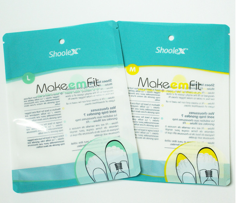 Wklęsły wklęsły wklęsły worek foliowy z nadrukiem na gorąco z uszczelnieniem dolnym