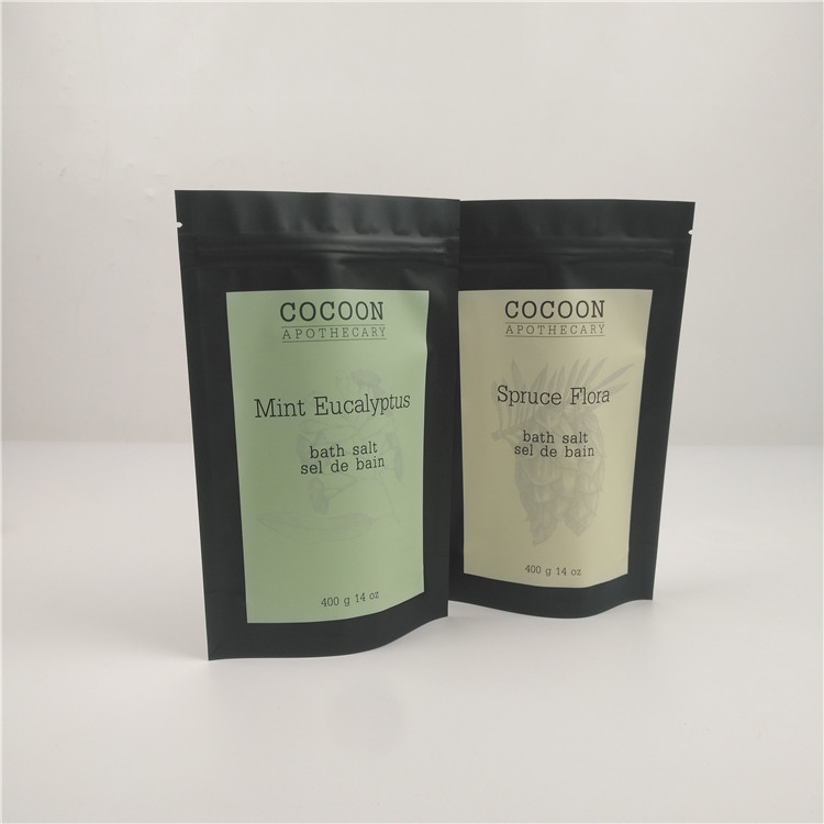 Odporne na wilgoć woreczki foliowe z zamkiem błyskawicznym 14 Oz z możliwością ponownego uszczelnienia do peelingu ciała