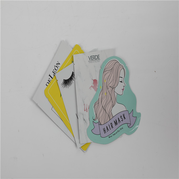 Mała, przyjazna dla środowiska, plastikowa torba na kosmetyki z zamkiem błyskawicznym, z nadrukiem