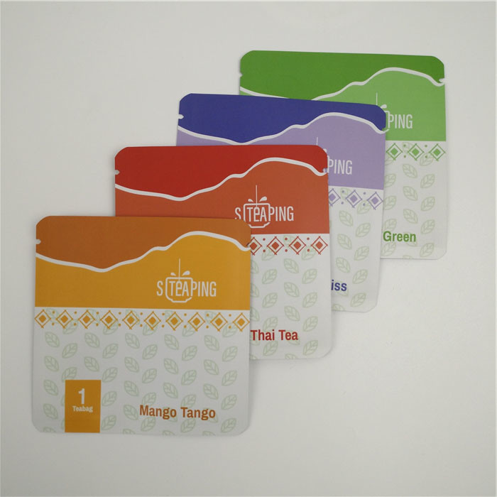 Folia aluminiowa Matowa zgrzewana torebka do pakowania herbaty Przyjazna dla środowiska, odporna na wilgoć