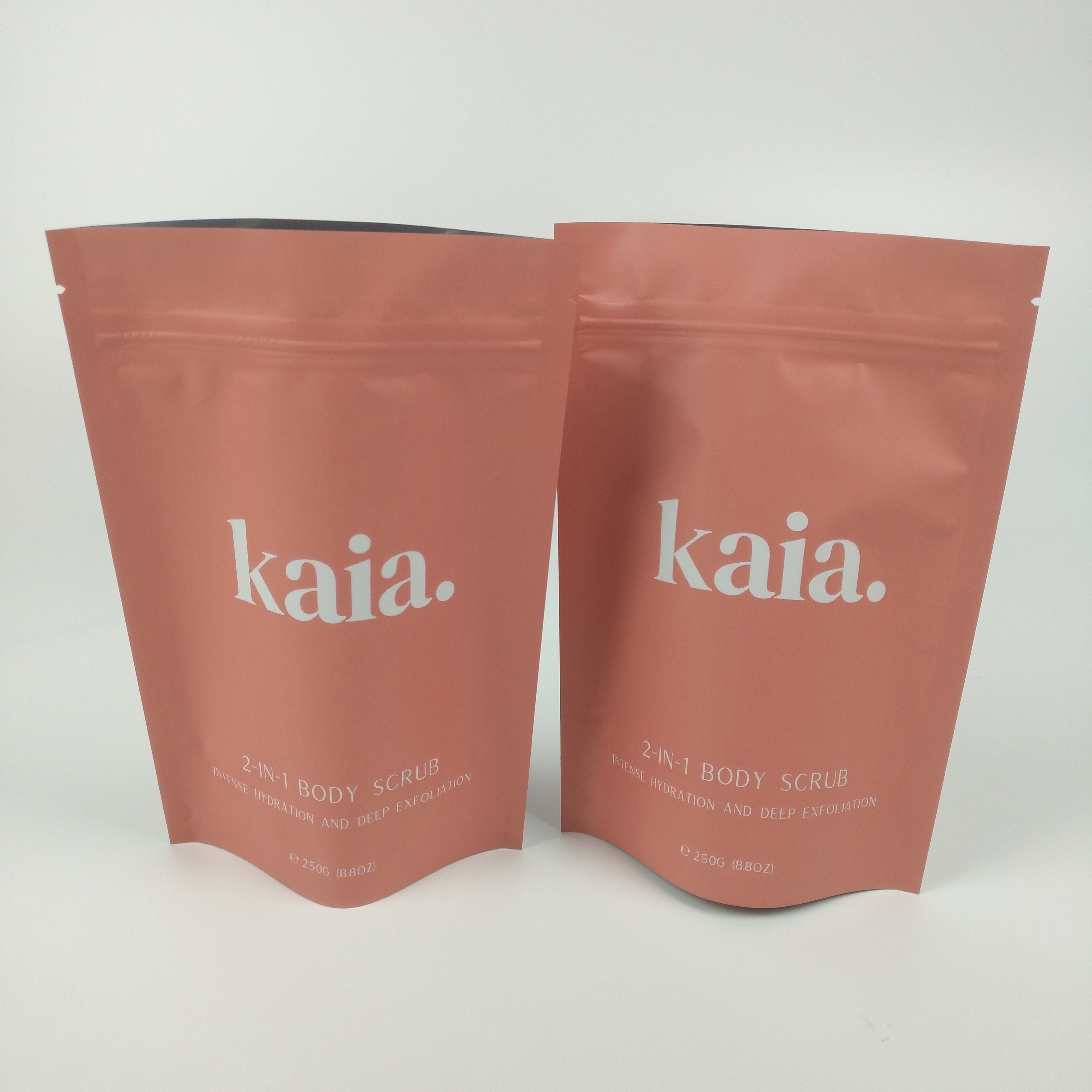 Kosmetyczna plastikowa torba barierowa z zamkiem błyskawicznym Matowa wykończona z możliwością ponownego uszczelnienia