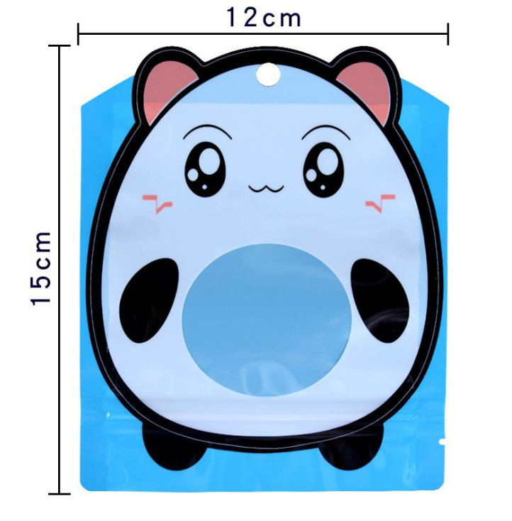 Nieregularny kształt 3-stronne zgrzewane plastikowe torby Odporne na zapach cukierków