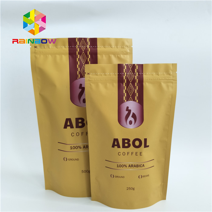 Niestandardowe zgrzewane na gorąco folie aluminiowe do pakowania w folię aluminiową Ziplock stojący