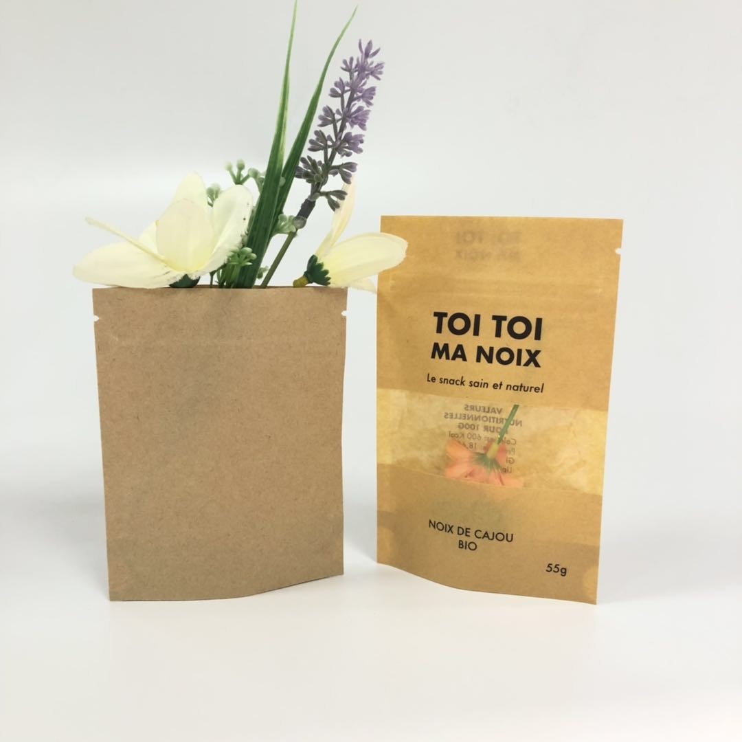 Recyklingowa torebka CMYK 150mic z trzema bokami PET SGS na herbatę w proszku