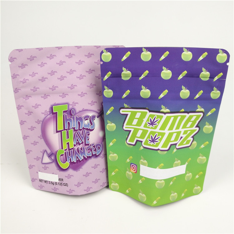 Laminowane torby Mylarowe Opakowania kadzideł ziołowych Plastikowa osłona VMPET