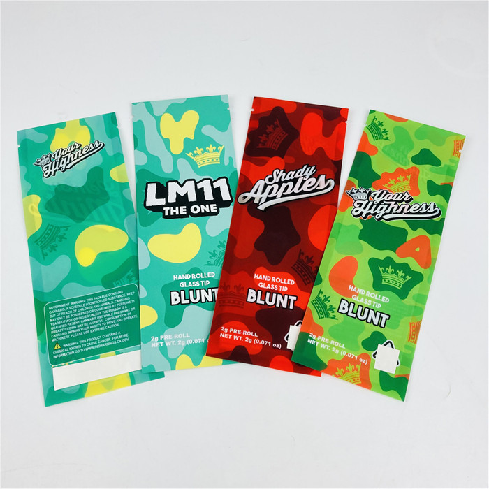 Vmpet PA 1.5C Mylar Folia na tytoń AL 0.7C Woods Blunt Wraps Torby