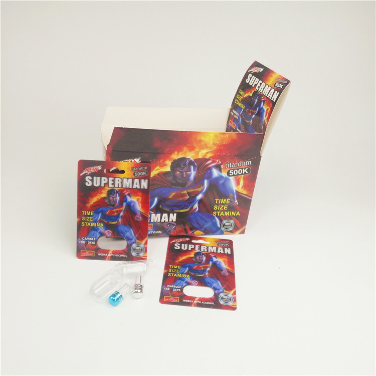 Rhino 8 3D Pills Card 200mic 500K 3D Blister Card Male Enhancement