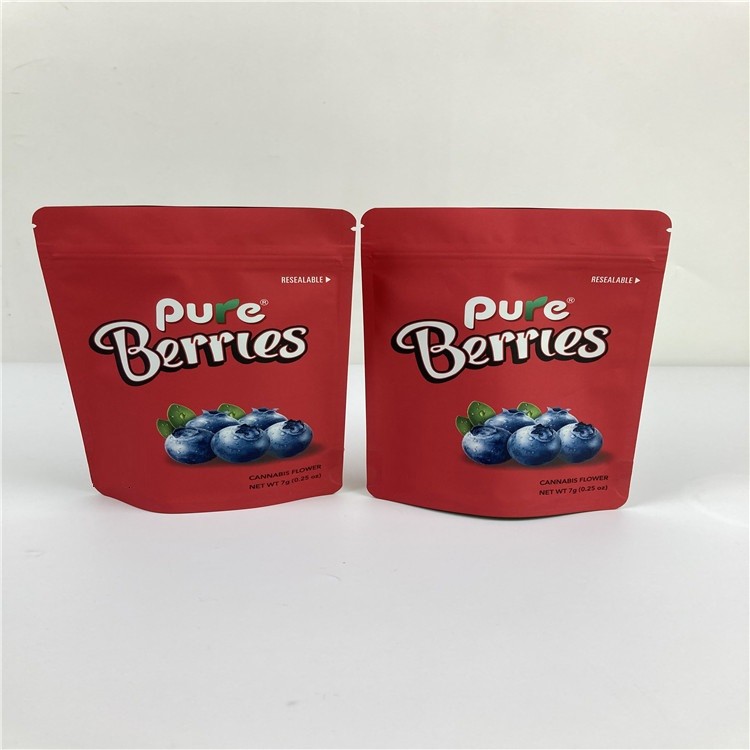 ISO BOPP VMPET Zip Lock Food Pouch wklęsły na nasiona 3,5 g