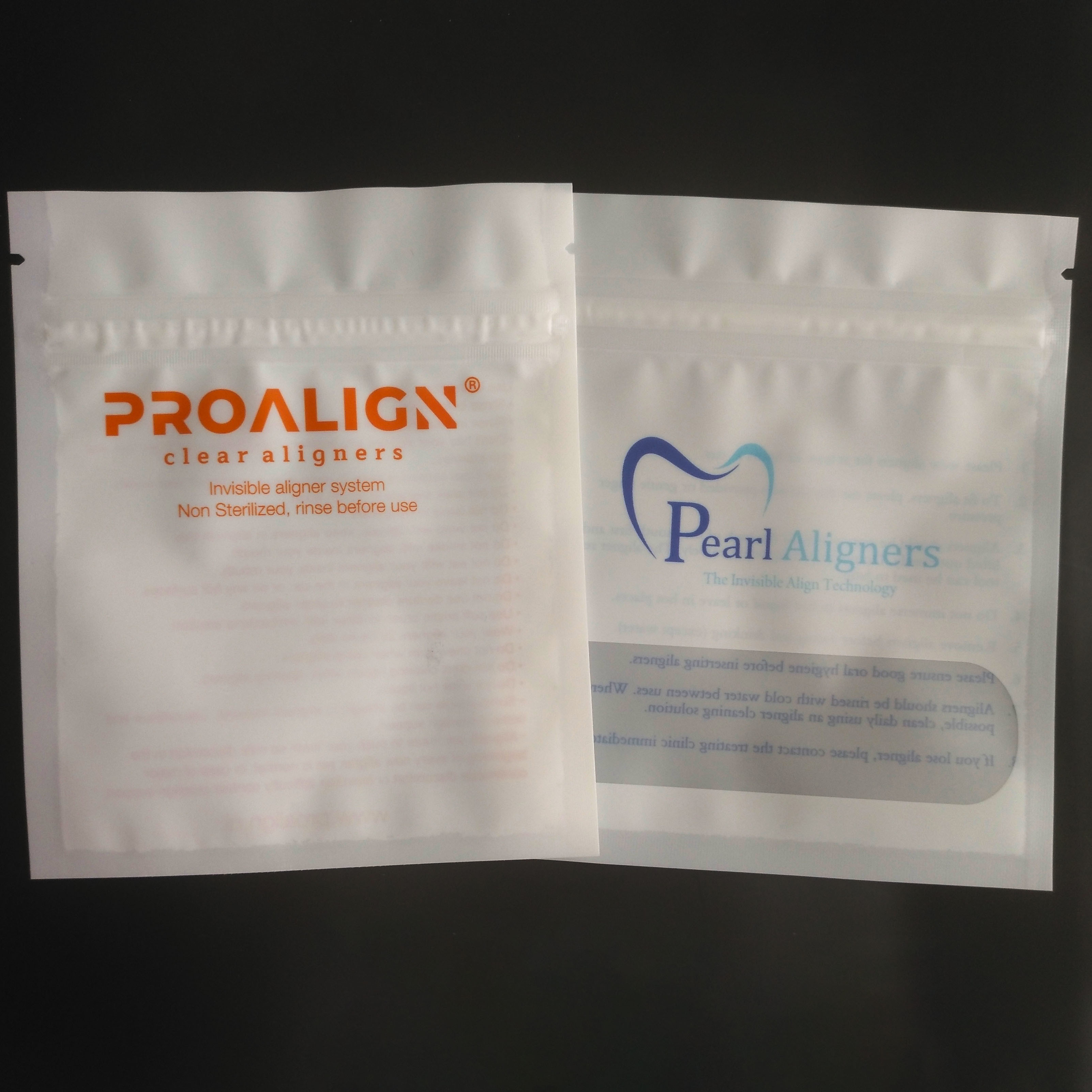 Zęby Cmyk 120mic MOPP Plastikowe torby do pakowania Wklęsłodruk z jedną stroną