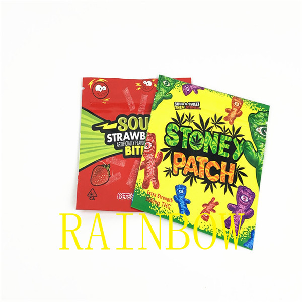 100mic Jadalne Cukierki CMYK Heat Seal Mylar Foliowe Etui 80x100mm VMPET