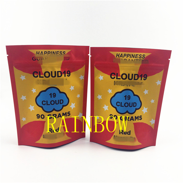 FDA 120mic Plastikowe torby na ciastka Mylar Edibles VMPET Folia nasienna na suwak