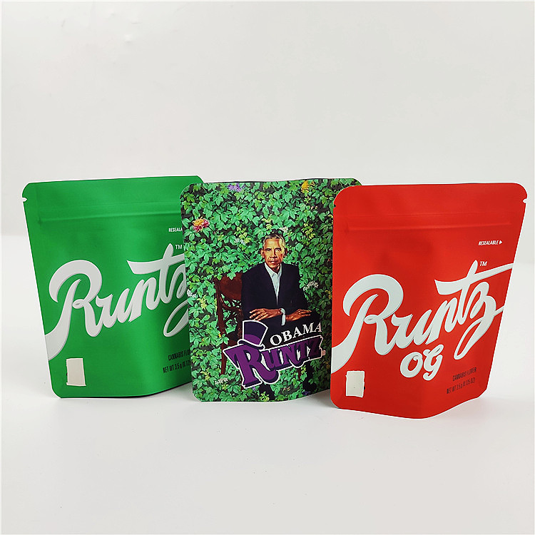 SGS 100mic CMYK Biodegradowalne torby odporne na zapachy Możliwość wielokrotnego zamykania VMPET MOPP