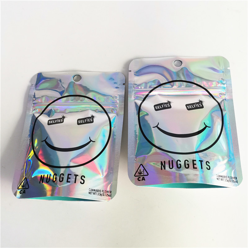 3,5g Cbd Herbal Incense Packaging Matte Glossy 12C VMPET Cbd Zipper Bag