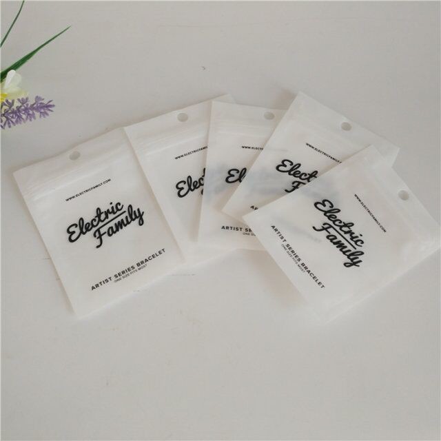 PET NY 200mic CMYK Plastikowe woreczki Opakowanie SGS VMPET do bransoletki kolczykowej