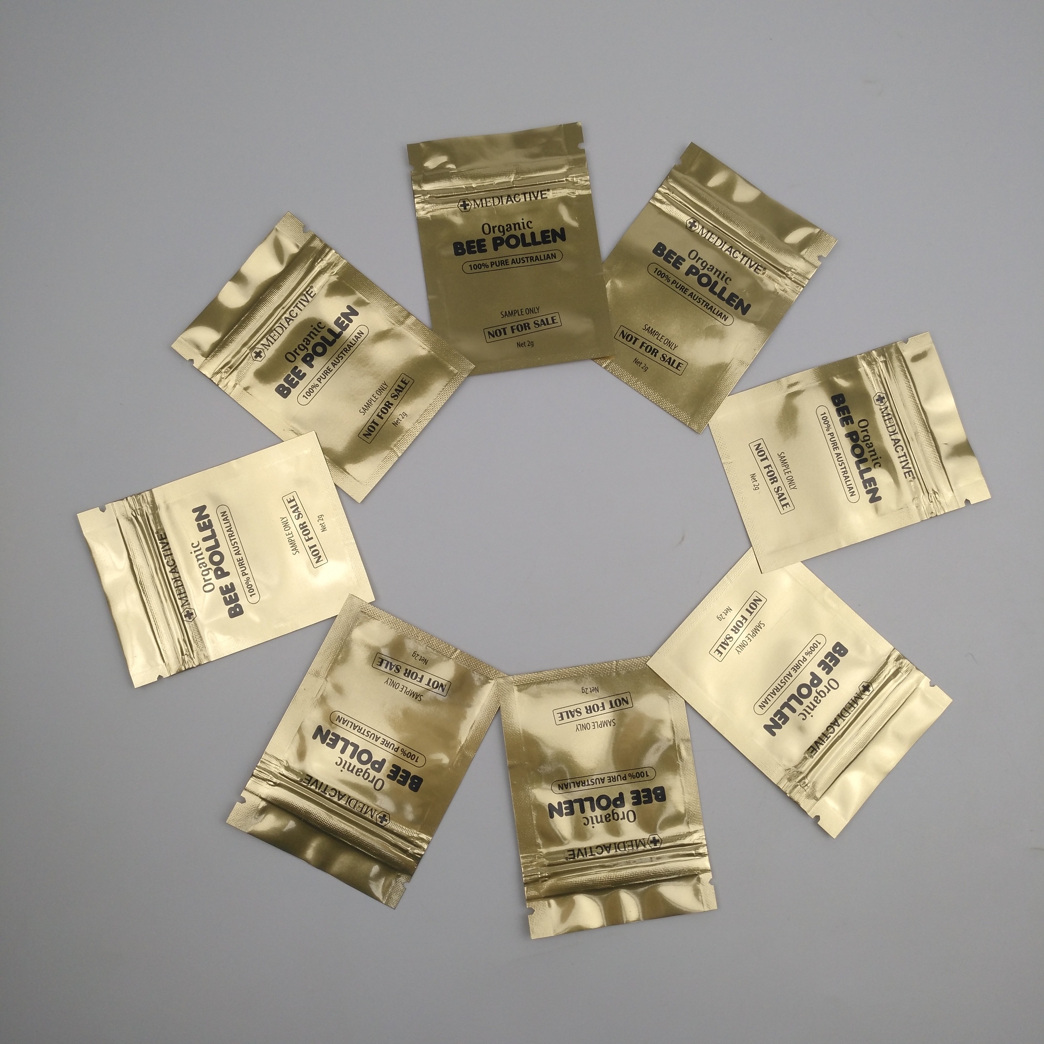 Grawiura 100mic CMYK Plastikowe woreczki Opakowanie SGS VMPET Płaski woreczek na suwak