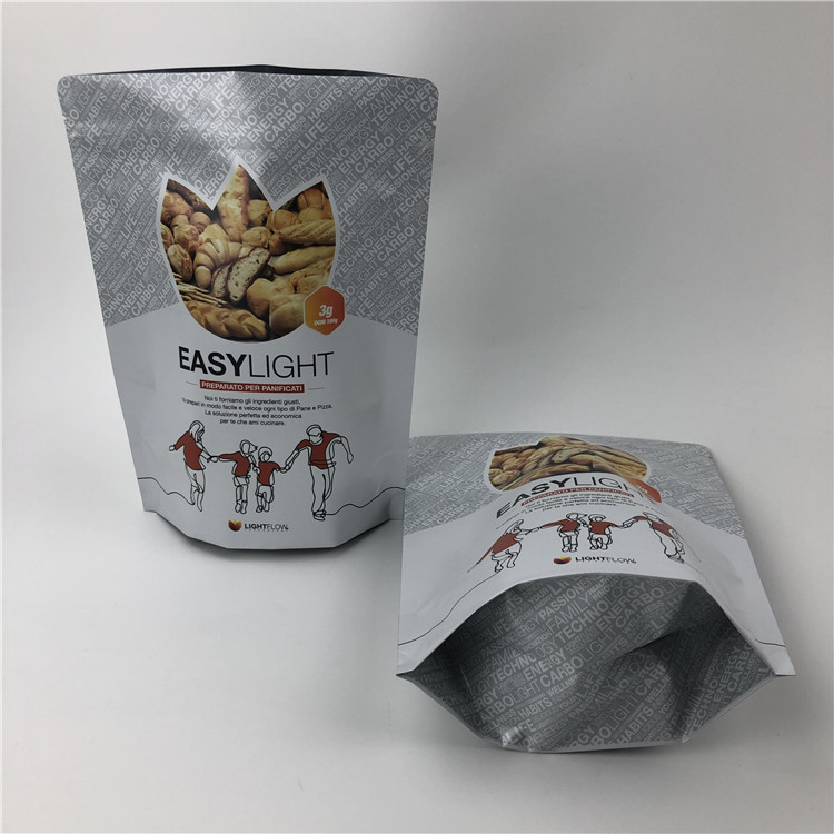 200mic CMYK MOPP Moringa Stand Up Ziplock Bag 1000g SGS na proszek białkowy