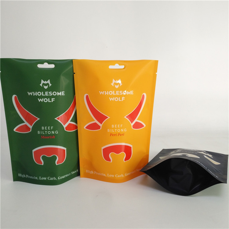MOPP Childproof Mylar Bag Biltong Beef Jerky Packaging 110 mikronów