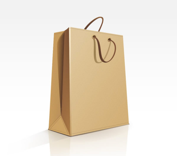 Odzież 150 Gram Dostosowane torby papierowe, torba papierowa na zakupy do papieru kraft