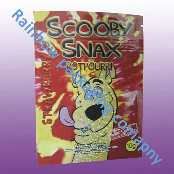 Ziplock Herbal Incense Packaging, spersonalizowane kolorowe torby plastikowe do drukowania