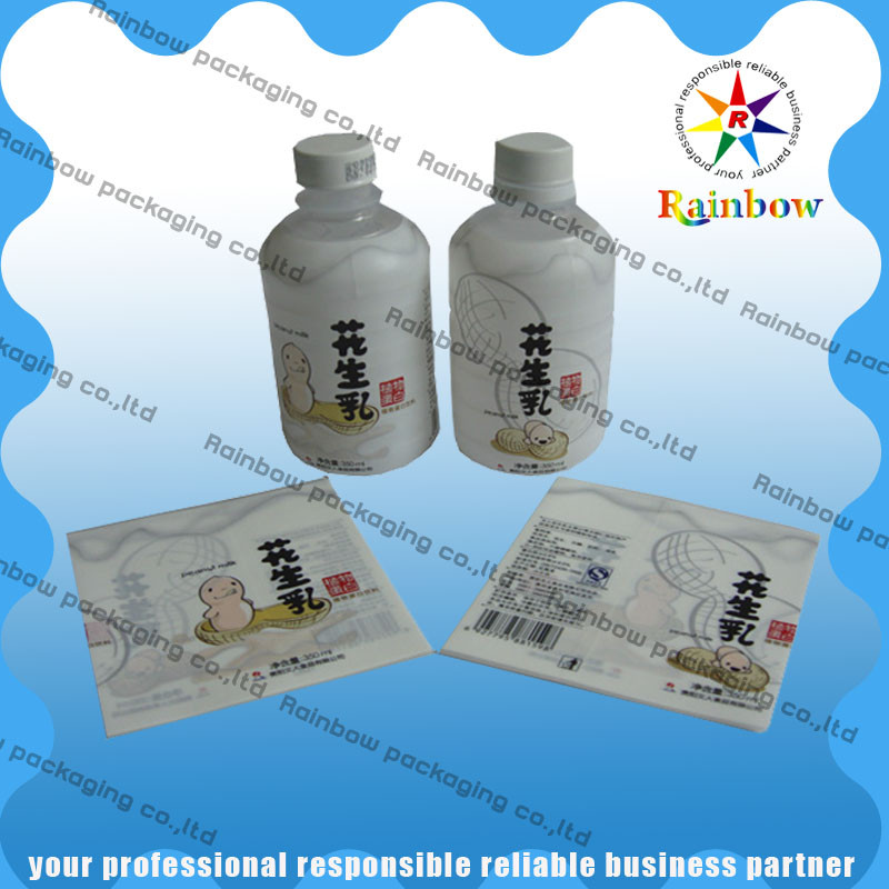 PVC / PET Shrink Sleeve etykiety nadruk dla picia butelka