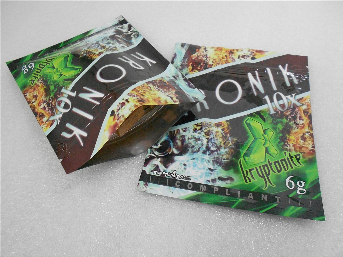 100 mikronów Worki na opakowania z kadzideł PET / VMPET / PE