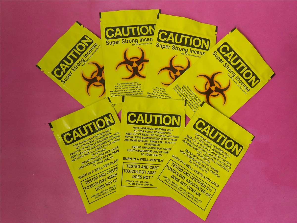 Nie przeciekające, niełamliwe torby do pakowania ziołowych kadzidełek