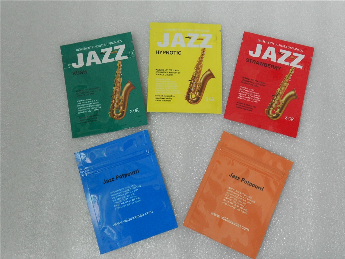 Torebka na kadzidełka PET / VMPET / PE z nadrukiem CMRK lub Pantone