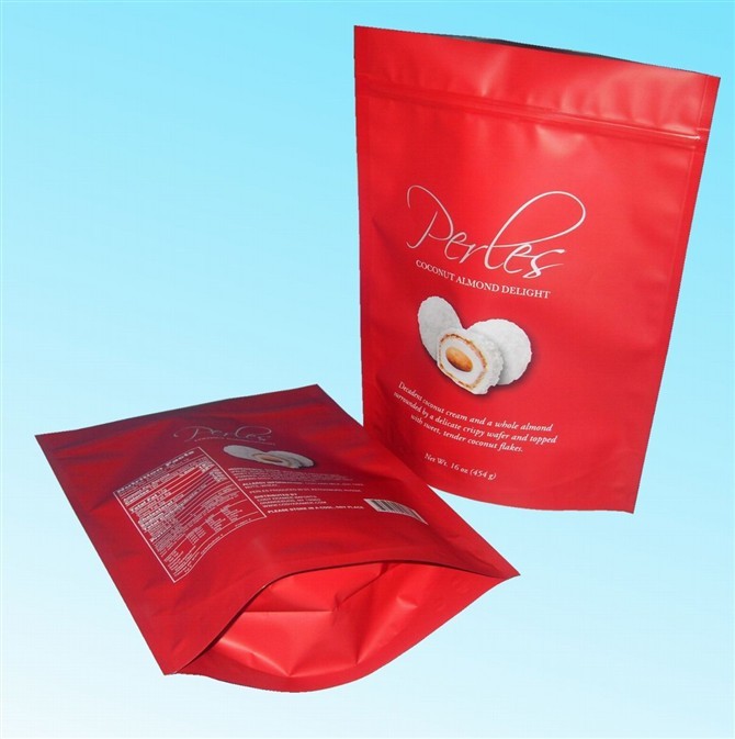 OEM Płaskie lub Stand Up Foil Bag Opakowanie PPET / AL / PE, 90 - 120micron