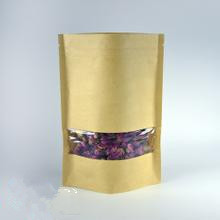 Opakowanie papierowe o pojemności 150 Gram Zipper Z przezroczystym okienkiem