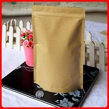 Ziplock Kraft Paper Torba na zakupy Stand Up 3 Side Sealed Rectangle