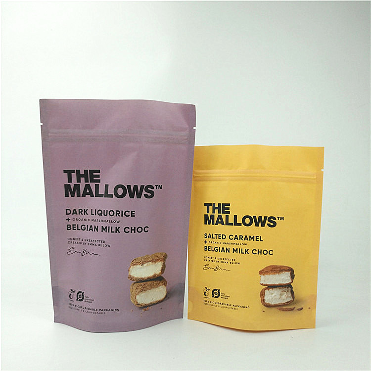 Przekąski Papier pakowy z czekoladą mleczną Stand Up Pouch Laminowany MOPP PET PE