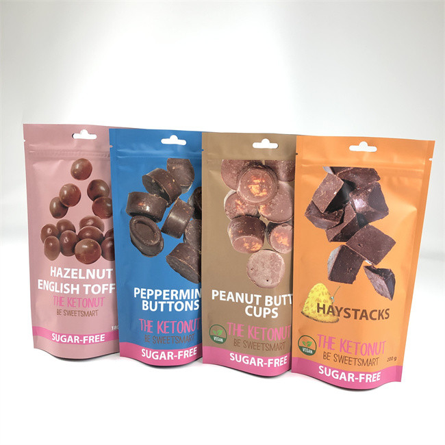 CMYK 110mic Zipper Stand Up Pouch Jadalne torby Mylar z konopi dla dzieci