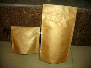 Ziplock laminowana folia aluminiowa w pełnym opakowaniuPlastikowa torba Gold Stand Up Matte Finish