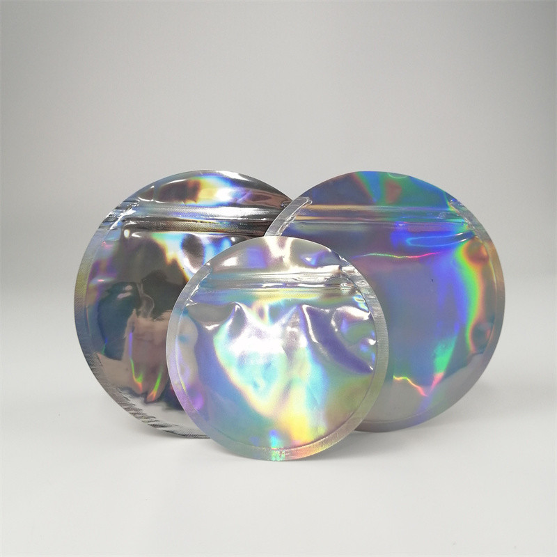 Dostosowane drukowanie jadalnych okrągłych plastikowych woreczków Opakowanie 3,5g 7g