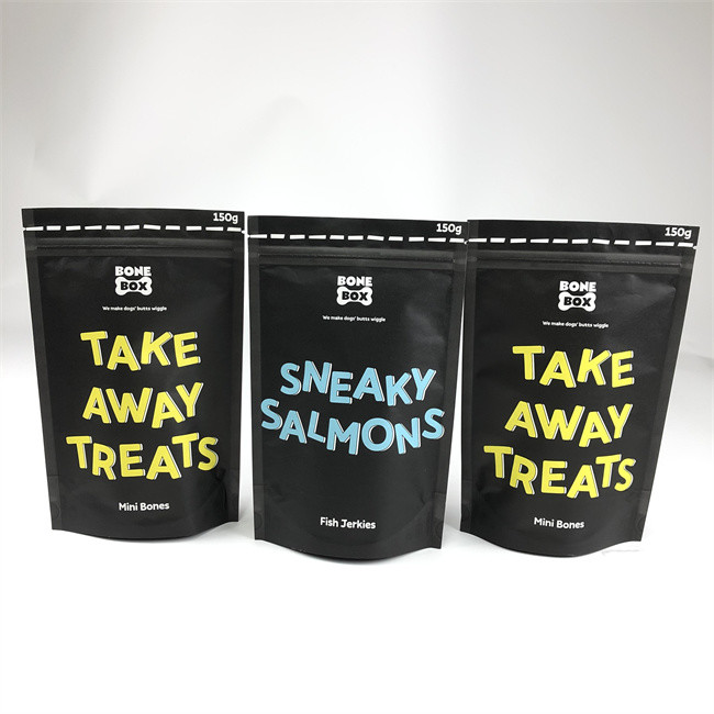 CMYK Drukowane plastikowe woreczki Opakowanie Kraft Paper Torba na karmę dla psów