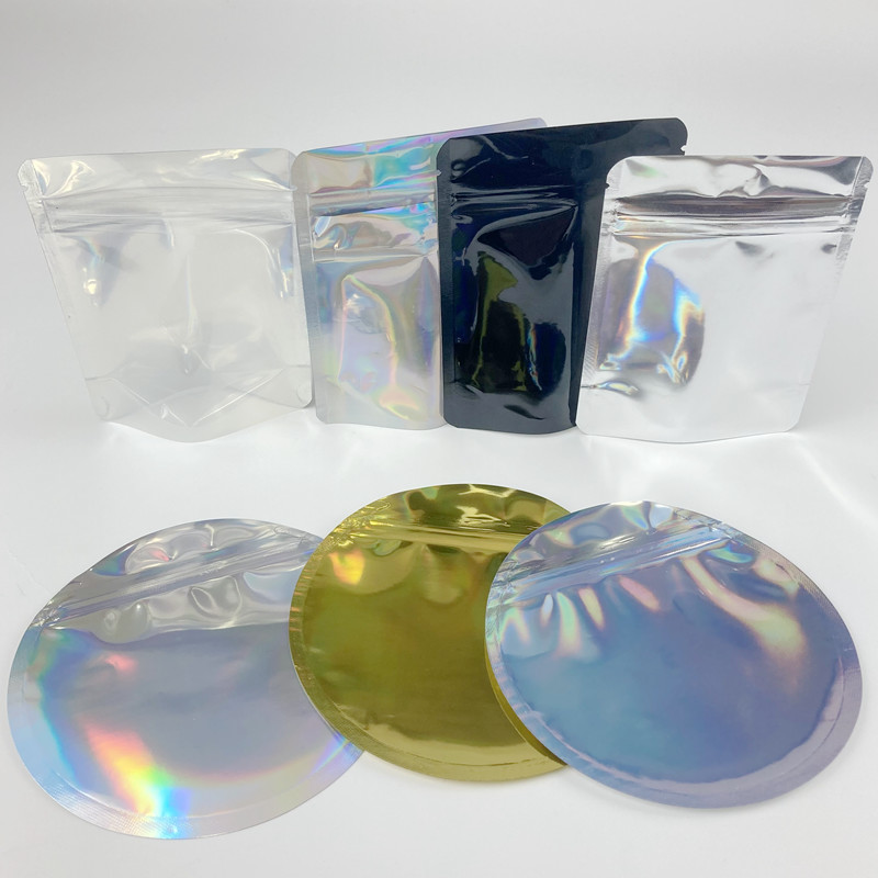 4 X 6 Mylar Custom Shape Stand Up Pouch z zamkiem zabezpieczającym przed dziećmi