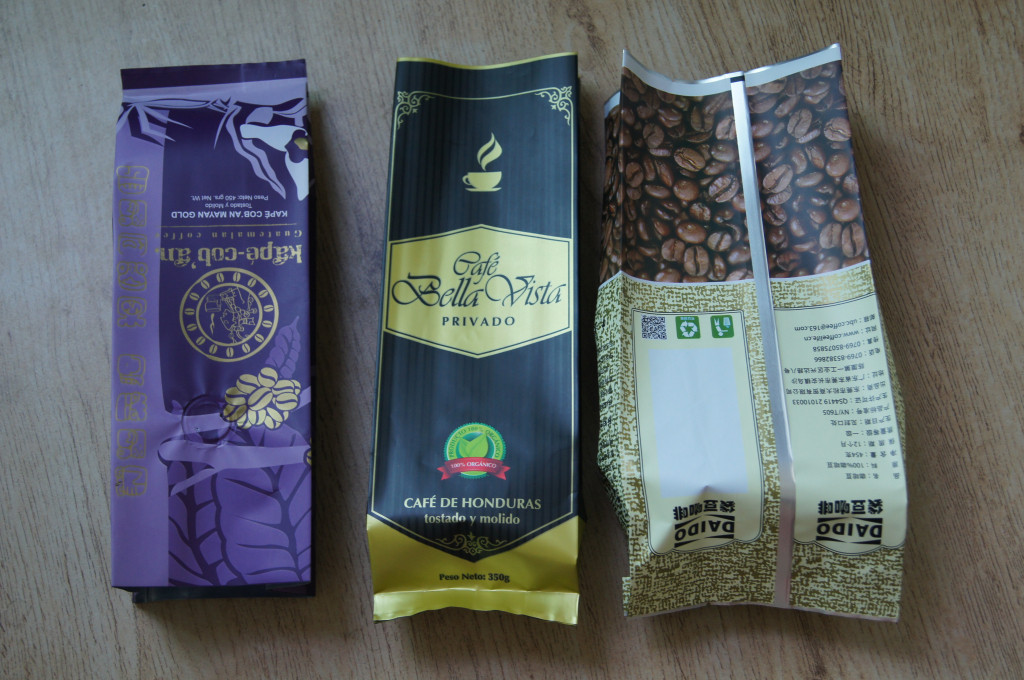 Boczne, laminowane, matowe wykończenie torebek na herbatę, kolorowe drukowanie z zaworem