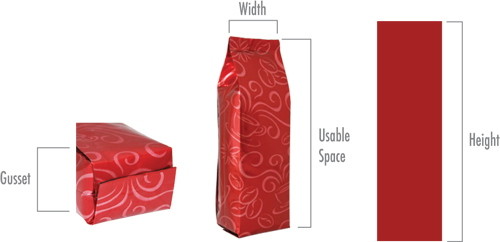 Torebki na herbatę z laminowanymi dolnymi węzłami Opakowania Ziplock Kolorowe matowe wykończenia z nadrukiem