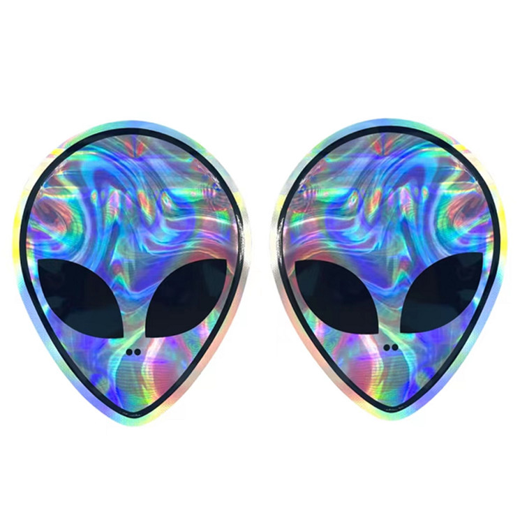 Niestandardowe drukowane, nieregularne kształty Mylarowe plastikowe woreczki na ciasteczka 3,5g 7g