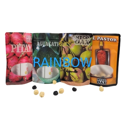 Opakowanie z torbą stojącą, trzystronna pieczęć, płaska, wielokrotnie używalna szyba z zamkniętym zamkiem, Mylar, folia aluminiowa, plastikowe torebki wielokrotnego użycia