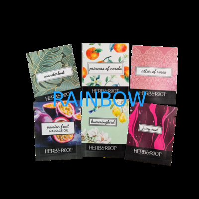Niestandardowe drukowanie cyfrowe Hot Stamping Plastikowa torba do pakowania 5ml 10ml 30ml Mała próbka Saszetka Niestandardowa saszetka