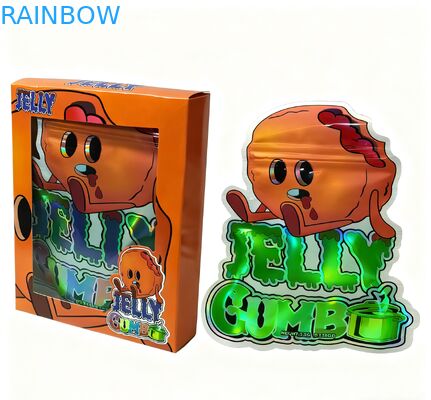 Niestandardowe drukowane torebki Mylar 3.5g z możliwością ponownego zamknięcia do pakowania przekąsek, torebki stojące